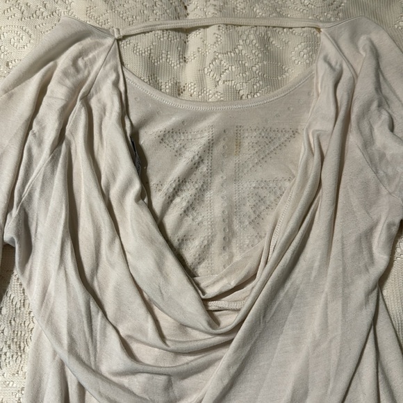 Aztec Blouse Long Sleeve Cowl Back Large - Picture 5 of 5